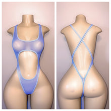 Load image into Gallery viewer, SHEER CUTOUT ONE PIECE NO RHINESTONES