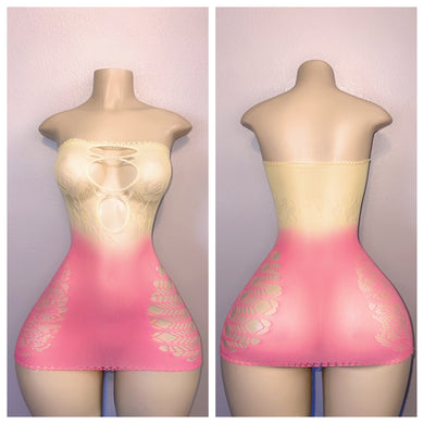 VALENTINES DAY OMBRE ONE PIECE OR DRESS NO STONES