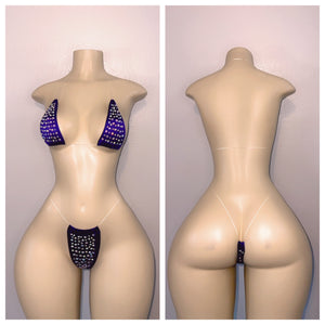 CLASSIC THIN BIKINI SET WITH STONES