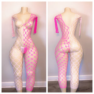 VALENTINES DAY FISHNET ONE PIECE OR TWO PIECE