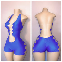 Load image into Gallery viewer, SOLID CUTOUT CHAP ROMPER NO RHINESTONES