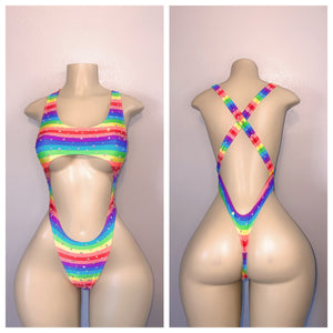 RAINBOW ONE PIECE CUTOUT