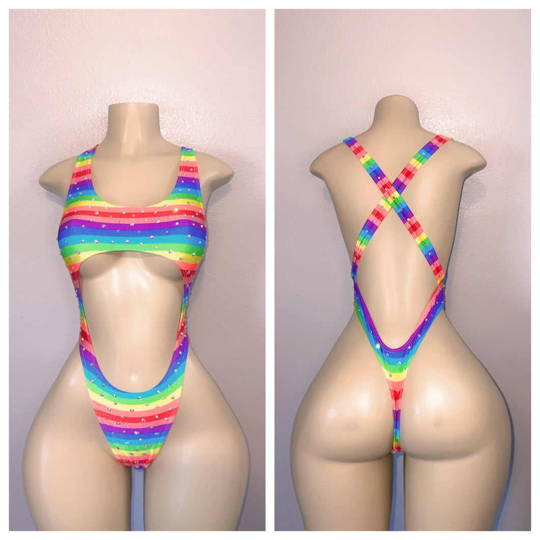 RAINBOW ONE PIECE CUTOUT