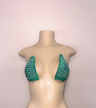 Load image into Gallery viewer, CLASSIC TRIANGLE THIN BRA TOP WITH STONES