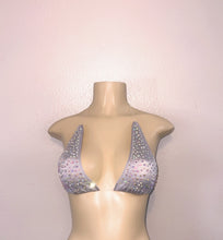 Load image into Gallery viewer, CLASSIC TRIANGLE STANDARD BRA TOP WITH STONES