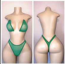 Load image into Gallery viewer, SHEER CLASSIC TWO PIECE SET NO RHINESTONES