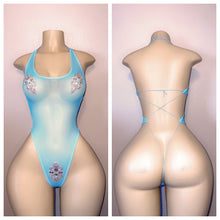 Load image into Gallery viewer, DIAMOND SHEER NAKED BACK WITH NYLON STRINGS FITS XS-L