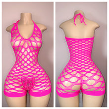 Load image into Gallery viewer, DIAMOND ROMPER WITH MATCHING THONG