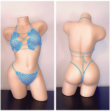 Load image into Gallery viewer, DIAMOND STAR TOP TWO PIECE NET SET