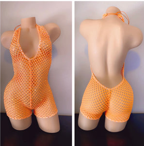 ONE PIECE NET ROMPER