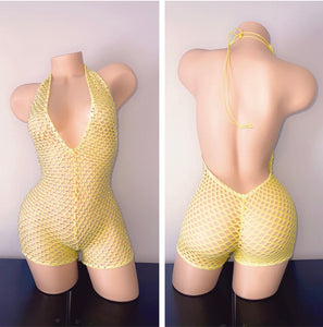 ONE PIECE NET ROMPER