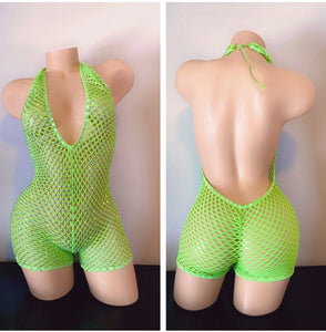 ONE PIECE NET ROMPER