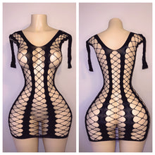 Load image into Gallery viewer, FISHNET DRESS WITH SLEEVES