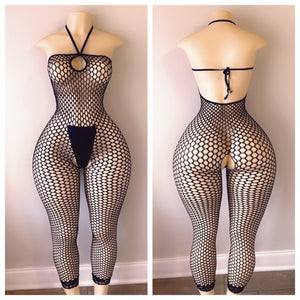 FULL BODY FISHNET WITH THONG FITS XS-XL