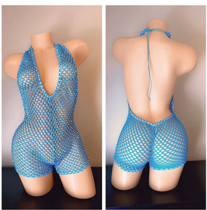 ONE PIECE NET ROMPER