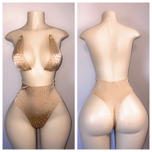 DIAMOND CLASSIC HIGH WAIST TWO PIECE SET
