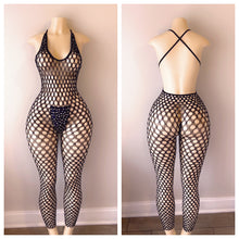 Load image into Gallery viewer, DIAMOND FULL BODY FISHNET WITH THONG