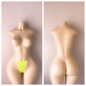 THIN THONGS BEDAZZLED