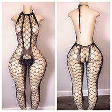 Load image into Gallery viewer, DIAMOND NET WITH MATCHING THONG FITS XS-L