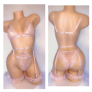 LINGERIE GARTER SET