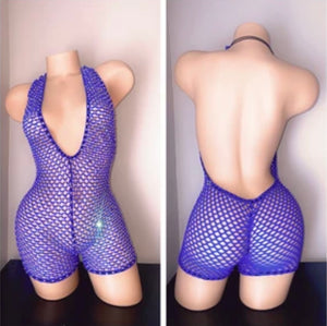 ONE PIECE NET ROMPER